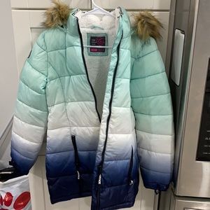 Justice winter coat like new!